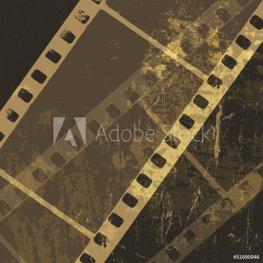 Grunge film strip background. Vector - 901142120