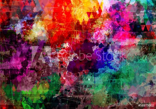 Grunge style abstract watercolor background - 901142351
