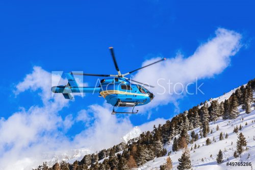Helicopter in mountains - Obergurgl Austria