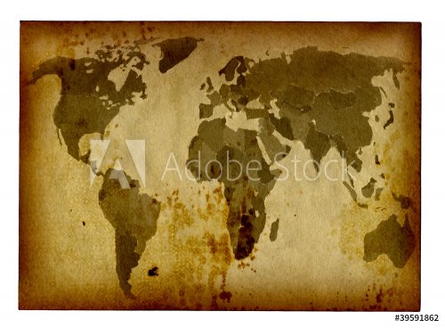 High resolution old map background - 900623207