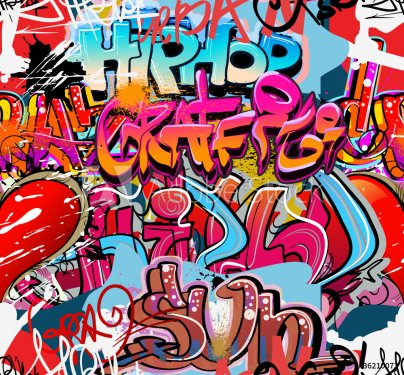 Hip hop graffiti urban art background - 900462697