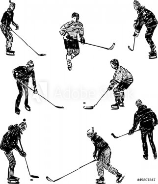 hockey players - 901143593