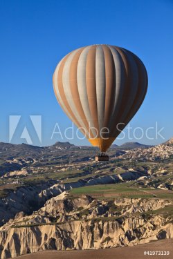 Hot air balloon in Cappadocia, Turkey - 900458211