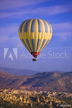 Hot Air Balloon Over Goreme Valley, Cappadocia, Anatolia, Turkey - 900288626