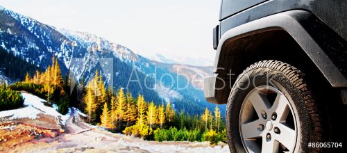 Jeep car offroad dirt adventure trail - 901153216