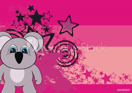 koala cartoon background1