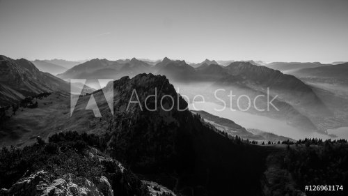 Lake Annecy from above - 901149329