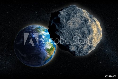 Large Asteroid closing in on Earth - 900070272