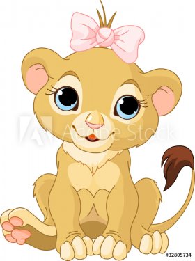 Lion girl cub - 900497971