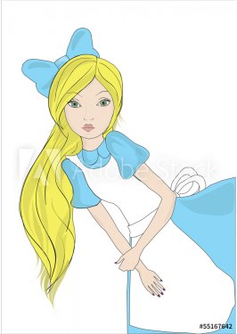 Little Alice, a fairy tale character/ Alice - 901139806