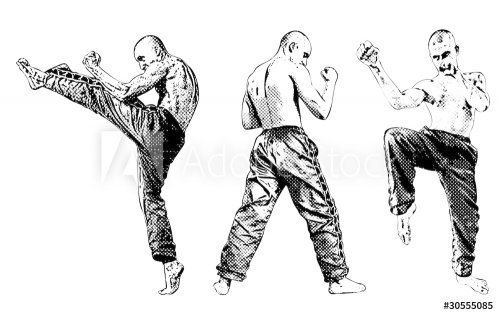 martial arts trio