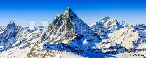 Matterhorn, Swiss Alps - panorama - 901144615