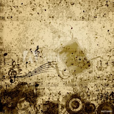 Music notes background - 900464046