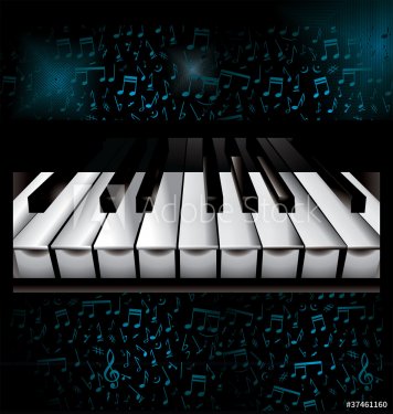 Music piano background - 900564129