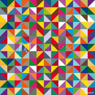 Muster Dreiecke Bunt - 901151533