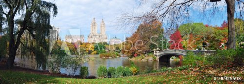 New York City Central Park Autumn panorama