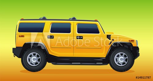 OffRoad yellow car - 901153166