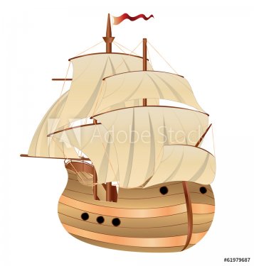 Old Sailing Ship - 901142398