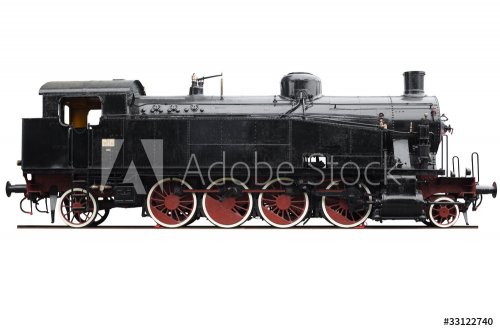 Old train with clipping path - 900061507