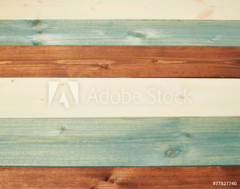 Paint coated wooden boards