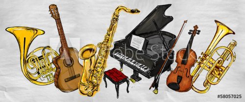 Painting Music Instruments