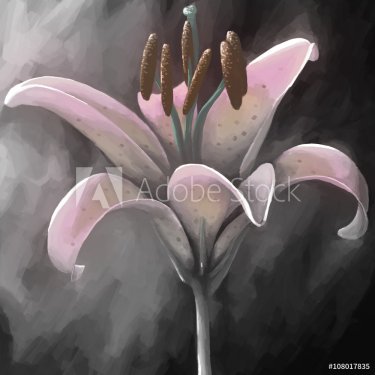 painting still life flower  - 901149429