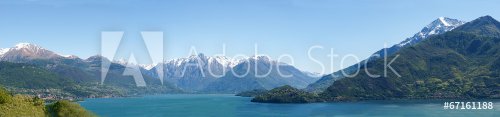 Panorama of the Lake of Como from the Mountains - 901143203