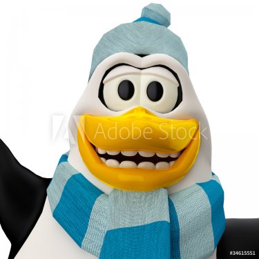 penguin portrait - 900454549