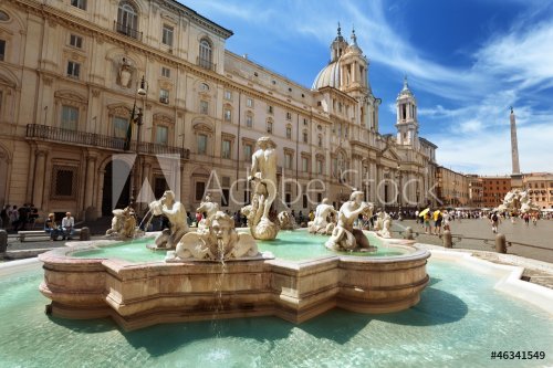 Piazza Navona, Rome. Italy - 901095813