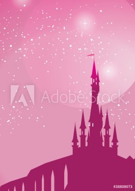 pink fairy on toadstool