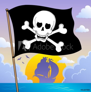 Pirate banner theme 3 - 900492030