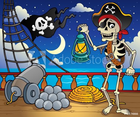 Pirate ship deck theme 6 - 900491992
