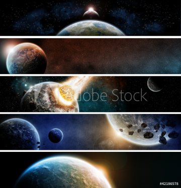 Planet apocalypse web banner collection - 900462168
