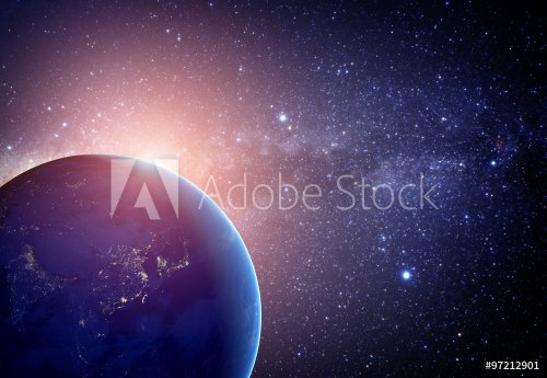 Planet earth from the space. Some elements of this image furnish - 901147151