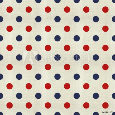Polka Dot texture pattern with the colors of the American flag - 900422972
