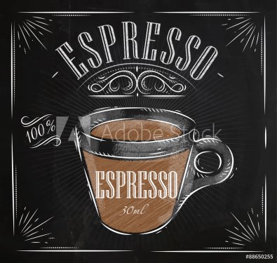 Poster espresso chalk - 901148505