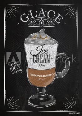 Poster glace chalk