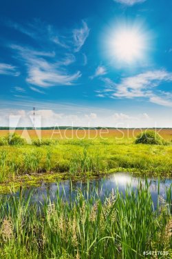 prairie landscape and sky - 901142214