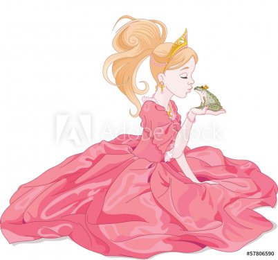 Princess Kissing Frog - 901140623