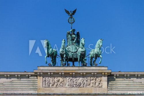 Quadriga of the Brandenburg Gate in Berlin - 900440058