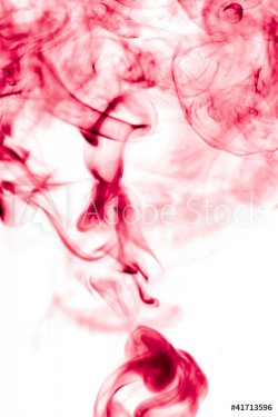 Real Smoke on a White Background - 900395023