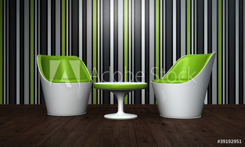 Relax Room green black white - 900623049