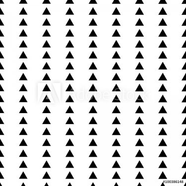 Repeatable, monochrome pattern / background with triangles. Simp - 901147017