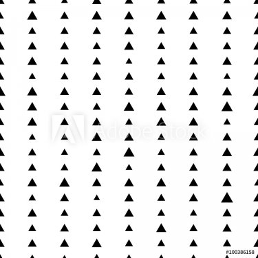 Repeatable, monochrome pattern / background with triangles. Simp - 901147018