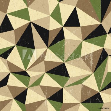 Retro triangles background, vector