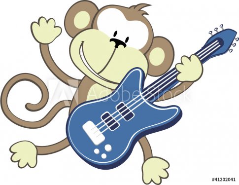 rock star monkey