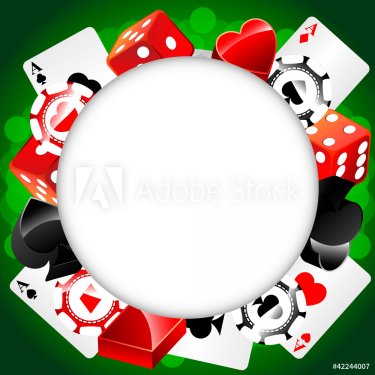 Roulette Vector Casino Background
