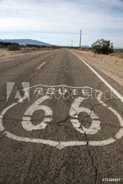 Route 66 sign - 901147241