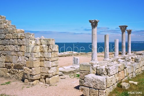 Ruins of an Ancient Greek temple - 900451815