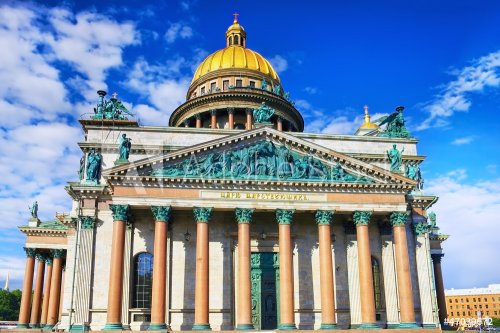 Saint Isaac's Cathedral in St Petersburg, Russia. - 901100865